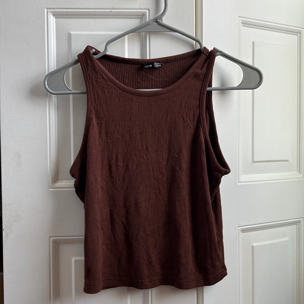 SHEIN Brown Tank